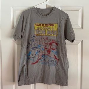 Iron Man + Captain America T-Shirt L Disneyland